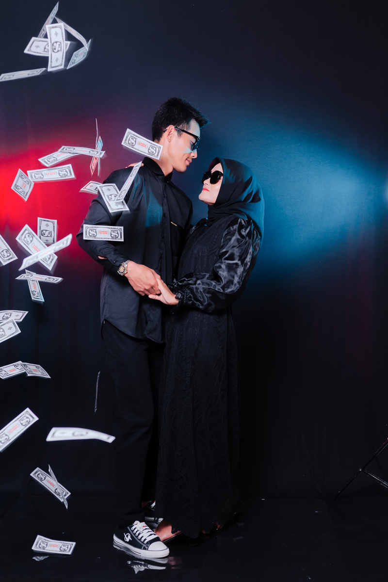 Prewedding Indoor Black